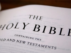 A picture of the Bible.